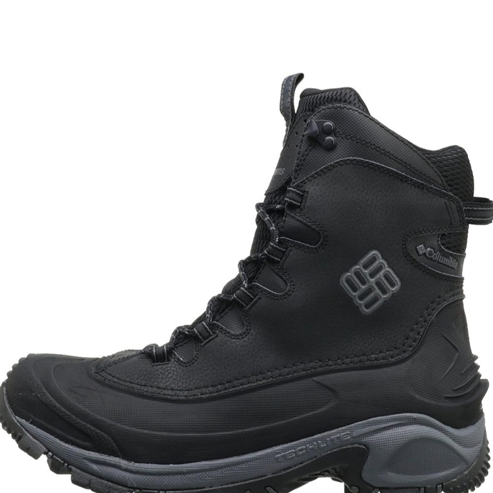 Columbia Waterproof Winter Boots Youth 7 Women’s 8.5 Black Gray NEW